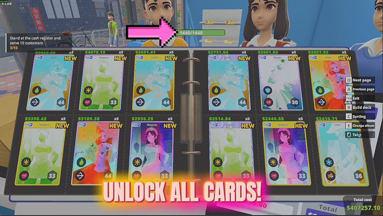 Anime Shop Simulator — Collector's Dream (Every Card) (screenshot 2)